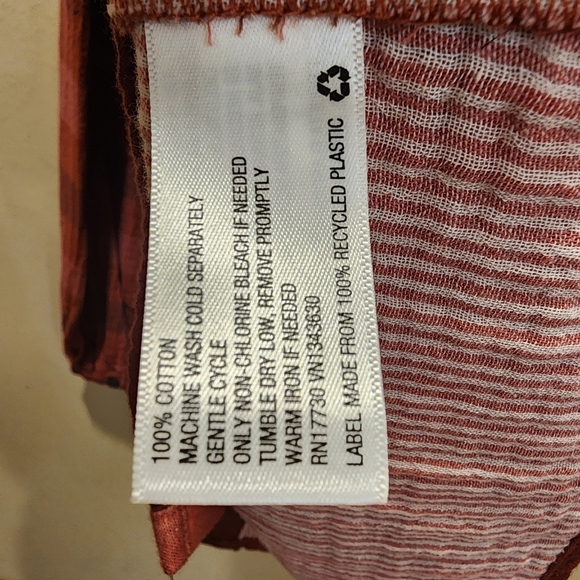 Universal Threads long Sleeves Plaid Crew Neck Casual Blouse size L NWT - Picture 10 of 12